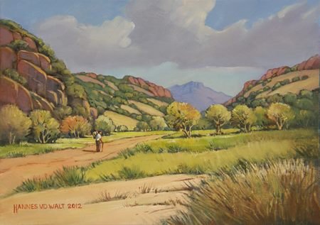 Oil on Canvas BoardSize: (292x252x3)mmFrame: (430x390x25)mmSOLD 2014 (Franschhoek Art House)